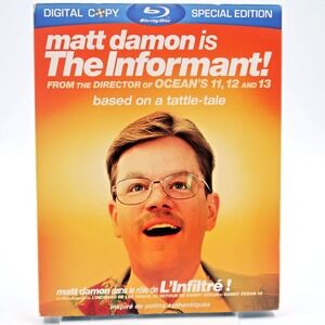 The Informant! Blu-ray 2009 Matt Damon Scott Bakula Steven Soderbergh Movie